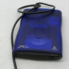 Iomega Zip 100 USB Powered External Drive Translucent Blue Z100USBS a13 picture