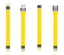 USB C to USB C Cable,USB C USB4 Extension Cable Slim Flat Male to Female 40Gbps picture
