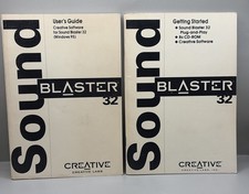 Vintage 1996 Creative Labs Sound Blaster 32 Sound Card USER MANUAL (S) ONLY picture