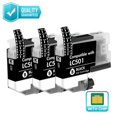 LC501 Black Ink Cartridges For Brother MFC-J1260DW MFC-J1360DW MFC-J1410DW LOT picture