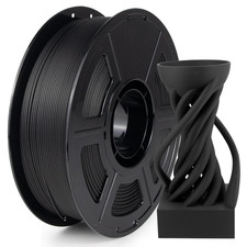 PA6 Carbon Fiber Nylon Filament 1.75Mm Matte Black 0.5KG, PA6-CF 3D Printer Fila picture