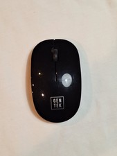GEN TEK Wireless BLACK Mouse w/USB 2.0 Mini Receiver #72031 picture