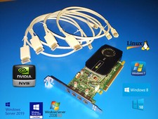 HP Z4 Z6 Z8 z440 z640 z840 Z2 G5 Tower 2GB Quad HDMI Video Card w/Cables picture