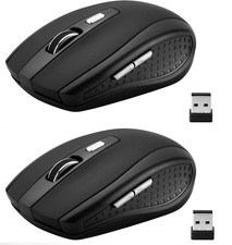 Guiheng 2 Pack Wireless Mouse, 2.4Ghz Wireless Mouse Computer Mouse1200,6 But... picture