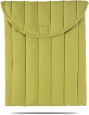 Puffy Laptop Sleeve 13-14 Inch in Streak-Green, Protective Case for Tablets and picture