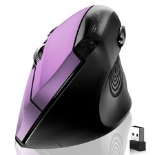 memzuoix Ergonomic Wireless Mouse, 2.4G Optical Cordless, 800/1200/1600 DPI, ... picture