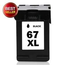 1Pk 67XL Black Ink Cartridge for HP ENVY Pro 6452 6455 Deskjet 1255 2732 2752 picture