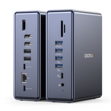 15 in 1 USBC Hub Displaylink Docking Station Triple Display Adapter For PC Mac picture