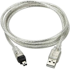USB 2.0 Male to IEEE 1394 Mini 4Pin Male iLink Firewire DV Adapter Cord Cable... picture