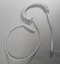 Apple ADB Keyboard Cable Coiled Length 3’  + Coil  Macintosh Mac used picture