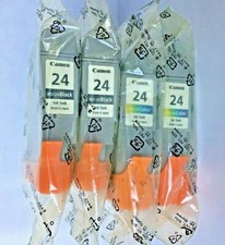 New Genuine Canon BCI-24 Twin Black & Twin Color Ink Cartridges PIXMA iP1500 BAG picture