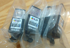 Lot of 3 SEALED LD Black Ink Cartridges for Kodak (#10XL Replacement) picture