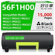 56F1H00 Toner Cartridge Compatible for Lexmark 56F1H0E MX421 MX521 MX522 MX622 picture