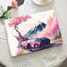 1 Set of 2 Pink Gradient Laptop Protective Stickers Suitable for 30.48-39.62 Cm picture