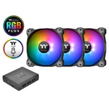 Thermaltake Pure Plus14 140mm TT Premium RGB Fan, 3 x Fan, CL-F064-PL14SW-A picture