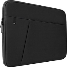 Laptop Case Sleeve 15.6 inch, Durable Shockproof Protective Black  picture