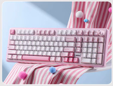 YUNZII B98PRO Pink Mechanical Keyboard. picture