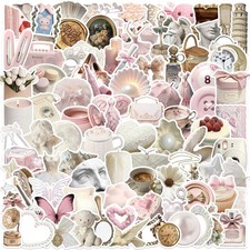 100pcs Coquette Stickers Pack - Cute Waterproof Vinyl Stickers-a picture