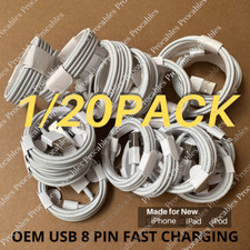 1/20Pack Lot 3Ft 6Ft USB Charger Cable For iPhone 6 7 8 Plus SE 11 12 13 14 Cord picture