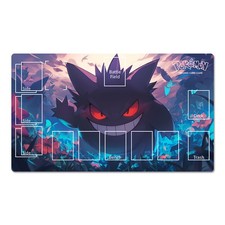 Pokemon Table Playmat Gengar TCG CCG Gaming Play Mouse Pad Trading Card Game Mat picture