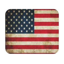 Retro American USA Flag Bows Mouse Pad Anti Slip Desk Mat picture