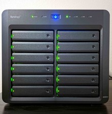 SYNOLOGY DS3622XS+ NAS SERVER DISKLESS 12-BAY 16GB ECC RAM EXCELLENT CONDITION picture