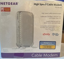 BRAND NEW Sealed NETGEAR DOCSIS 3.0 - High Speed Cable Modem CMD31T-100NAS picture