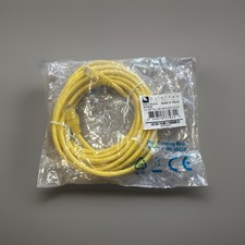 🔴(QTY 2) QUIKTRON 576-115-014 #77972 PATCH CABLE 14FT YELLOW SNAGLESS C6 CM‼️ picture