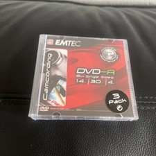 New EMTEC DVD-R 8cm 30 Minute Single Sided Camcording 3 Pack 1.4GB picture
