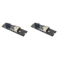 2X M.2 NVME to SFF-8087 SATA3.0 Expansion Card -SAS/ Hard Disk Adapter Card4427 picture