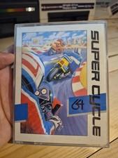 C64 : SUPER CYCLE ORIGINAL GAME X COMMODORE 64 TAPE EPYX  picture