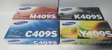 Genuine Samsung P409A Toner Cartridge Set CLT-P409A New C409S M409S Y409S M409S picture