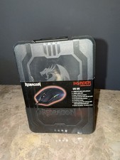 Red Dragon INVADER  Gaming Mouse Lights Up Black Programmable Buttons NEW picture