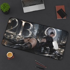 2B Gaming Mouse Pad, NieR Automata XXL Desk Mat, Anime Gamer Gift picture