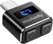Meatanty Metal USB-C Tiny Mouse Jiggler, Mover Undetectable, Black  picture