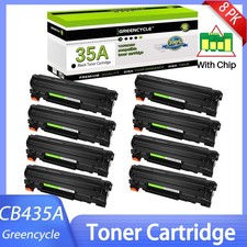 8x Compatible CB435A Toner Cartridges Replacement For HP LaserJet P1007 Printers picture