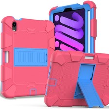 For iPad Mini 6th Gen Mini 7th Gen Butterfly Hybrid Case Cover Screen Protector picture