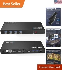 Compact 4K@60Hz Docking Station for Multi-Screen Productivity - Plug & Play picture