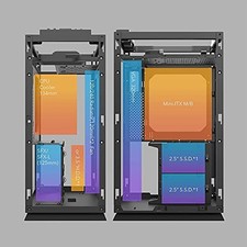 darkFlash DLH21 PC Case Mini Tower Type ITX Case High - C Interface (Black) picture