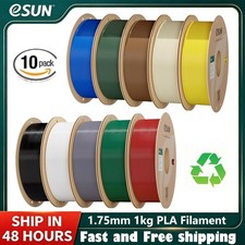 10X1KG eSUN PLA+ PLA-Basic 10 Color Bundle 3D Printer Filament 1.75mm High Speed picture
