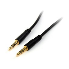 StarTech MU6MMS 6 ft Slim 3.5mm Stereo Audio Cable Male to Male picture