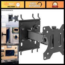 Single Monitor Pegboard Mount for 32