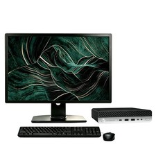 HP EliteDesk 800 G3 Tiny PC Intel i7 32GB RAM 1TB SSD WiFi Win11 24''Monitor picture