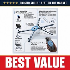 Foldable Magnetic Laptop Stand ABS Portable Adjustable Holder for Laptop Tablet picture