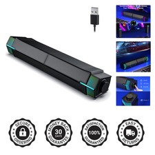 M20 Bluetooth 10W Computer Speakers with RGB Lighting - Customizable Soundbar picture