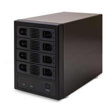 Syba SY-ENC50104 4 Bay 3.5” SATA III HDD 4-Bay USB 3.0 & eSATA, Black  picture
