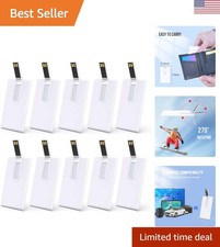 50-Pack 2GB Credit Card Shape USB Flash Drives - Elegant & Practical Storage picture