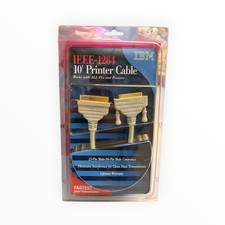 IBM IEEE-1284 10ft Parallel Printer Cable 25-Pin Male to 36-Pin Centronics NEW picture