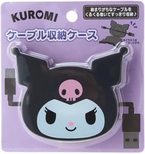 Sanrio Sanrio Cable Storage Case Cable Holder Kuromi 6.8 x 8.4 x 1.5cm 240516 picture