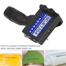 Mobile Inkjet Printer HD LED Touch Screen 4 Cores CUP Hand-held Inkjet Printer picture